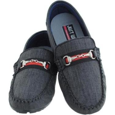 Imagem de Sapato Infantil Masculino Mocassim Social Menino Leve Macio Confortável Cor-Masculino