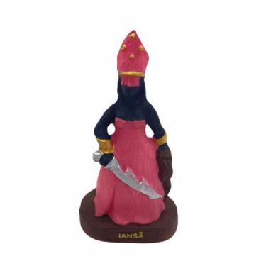 Imagem de Escultura Iansã Rosa 10 cm resina - Lua Mística - 100% Original - Loja