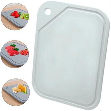 Imagem de Tábua De Carne Corte Cozinha Churrasco Legumes Peixe Grande - Arqplast