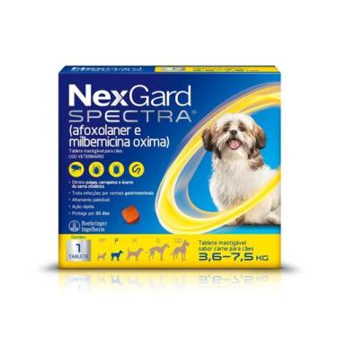 Imagem de Nexgard Spectra Para Cães De 3,6 A 7,5kg - 1 Tablete