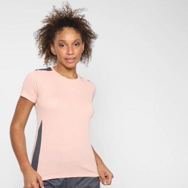 Imagem de T-Shirt Feminina Rainha Tech II, Salmão, G, Feminino
