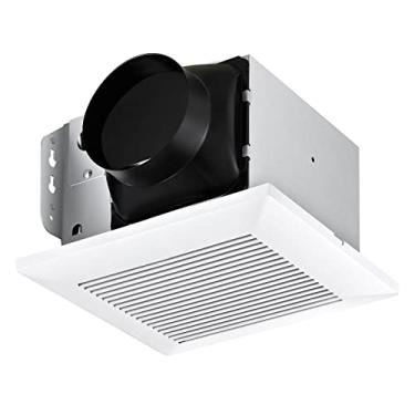 Imagem de JOEAONZ Ventilador de banheiro 110 CFM muito silencioso com caixa Matel, ventilador de exaustão de montagem no teto grande capacidade de fluxo de ar, ventilador de ventilação de banheiro doméstico com
