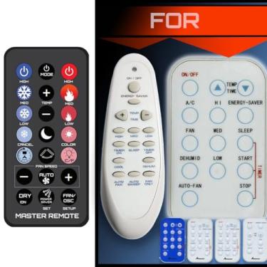 Imagem de Controle remoto de ar condicionado de substituição para controles remotos Haier/Amana AC & Comfort aire A/C Modelos: HW