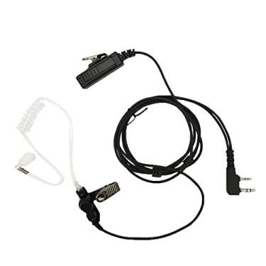 Imagem de JUYODE Fone de ouvido Walkie Talkie UV-5R com microfone para Baofeng UV-82 UV-82HP BF-F8HP BF-888S BF-F9 AR-152 Arcshell AR-5 AR-6 Retevis H-777 RT21 RT22 RT68 Kenwood TK-2312 TK-3360 TK-3360 TK-3402