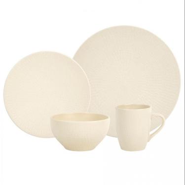 Imagem de Aparelho De Jantar 24 Peças L` Hermitage Em Cerâmica Bege