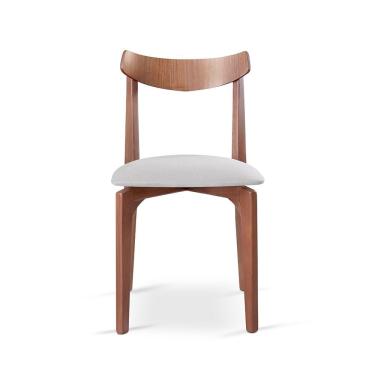 Imagem de Cadeira Mesa De Jantar Aurora Imbuia linho Cinza 101