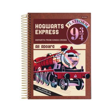 Imagem de Caderno Espiral Universitário Capa Dura 1 Matéria Harry Potter Com 96 Folhas