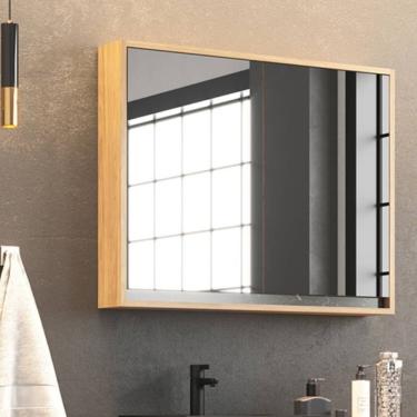 Imagem de Armário Espelheira De Banheiro 80cm 02 Portas Ref 821 Itapuã Portoro