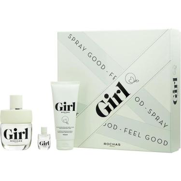 Imagem de Perfume Feminino Rochas Girl Edt Spray 100 Ml & Gel De Banho 5 Mini