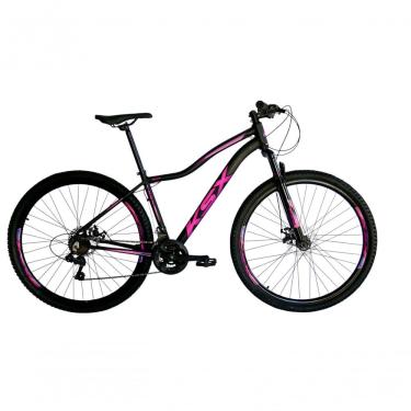 Imagem de Bicicleta Aro 29 Ksx Sd7 Feminina 21v Cabos Internos Alumínio Freios A Disco Garfo Susp...