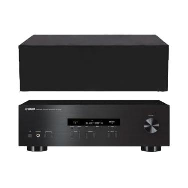 Imagem de BJYasoppu Capa Protetora Contra Poeira Para Receptor Estéreo Compatível Com Receptores Yamaha R-S202Bl/R-N303Bl/Rx-V385/Rx-V685 (Capa Resistente À Água - 18 X 14,6 5,7 Polegadas, Preta)