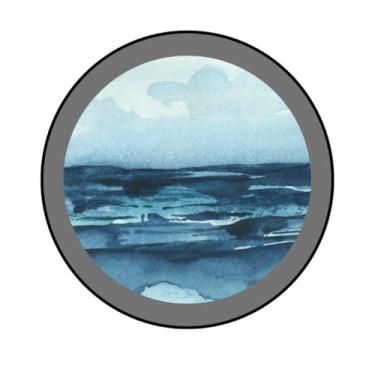 Imagem de Adesivo Personalizado Marítimo Redondo, 50mm, Tema Maritimo para Aquário (VM270, COUCHÉ150, 50MM)