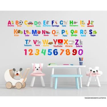 Imagem de Adesivo Educacional Infantil Alfabeto 2 - PRESENTE-BRINDE
