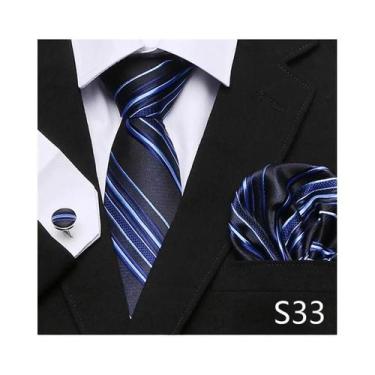 Imagem de Conjunto de Abotoaduras e Gravata Xadrez Vermelha para Homens - Ideal 