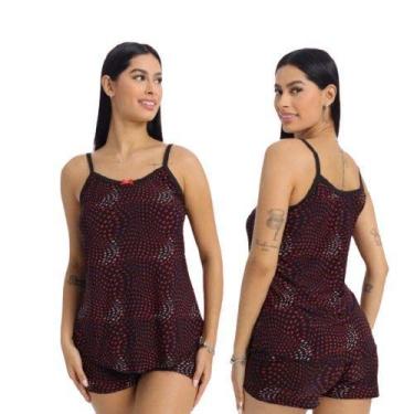 Imagem de Pijamas Baby Doll tecido em Liganete confortável - N.I Moda Íntima, P