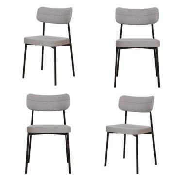 Imagem de Kit com 4 Cadeiras para Sala de Jantar Mona Yescasa