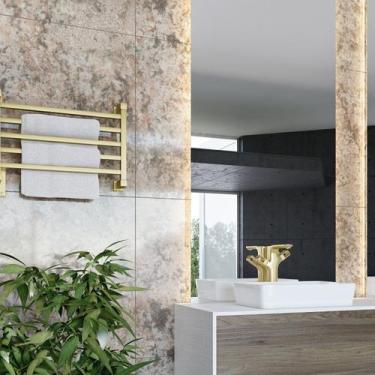 Imagem de Toalheiro Elétrico Luxo Bivolt e Bilateral - Aquece