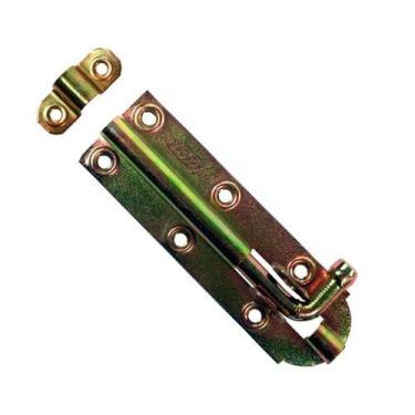 Imagem de Ferrolho Fio Redondo 4'' Bicromatizado - Loth com Parafusos