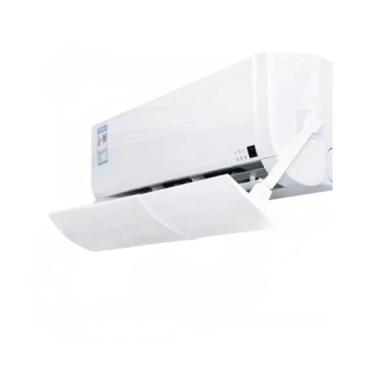 Imagem de Deflector CB para aparelhos de ar condicionado split Deflector de fluxo de ar universal ajustável de 60 cm a 103 cm Deflector de ar condicionado para direcionar o fluxo de ar, com ajuste de ângulo
