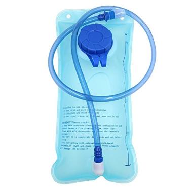 Imagem de Mochila de viagem para ciclismo, ciclismo, bicicleta/caminhada, bolsa de escalada + 2L de hidratação da Monvecle, Small Open 2L Blue Bladder, 14" x 7" x 0.4"