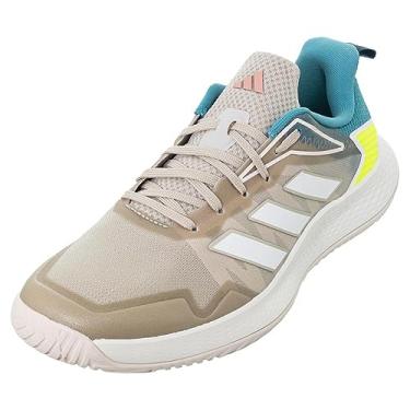 Imagem de adidas Tênis feminino Defiant Speed, Wonder Bege/Core White/Lucid Lemon, 36