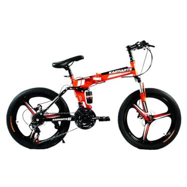 Imagem de Bicicleta Aro 20 CityFold Bike 21 Vel Marchas Freio a Disco Cor Vermelho - WCT FITNESS