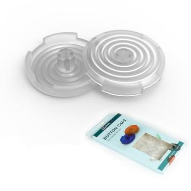 Imagem de BITFUNX Button Caps, Arcade Stick Replacement Button Caps for Mechanical PushButtons, for Kailh/Cherry/TTC/Akko Switches Caps, Arcade Button Accessories (White Button Caps 14pcs 30mm)