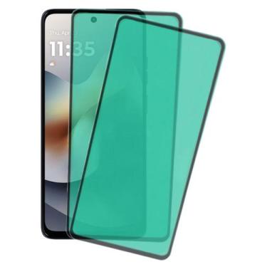 Imagem de 2x Película Ceramica 9d Curvada Proteção Para Moto G56 - Mustangshop