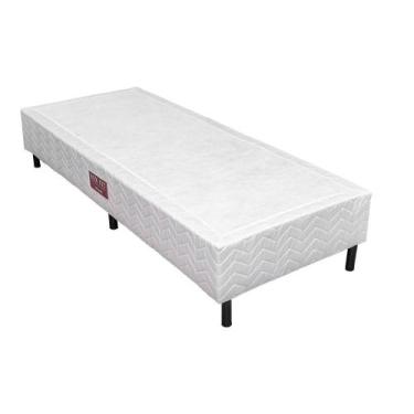 Imagem de Base Cama Box Solteiro Orthocrin Fit Branco Viúva Solteiro Plus 110x20
