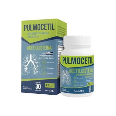 Imagem de Pulmocetil 300mg NAC Acetilcisteína Descongestionante Nasal