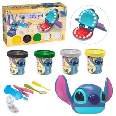 Imagem de Massa de Modelar Dentista Stitch Disney 2898 - Cotiplás