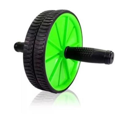 Imagem de Roda de Exercício Abdominal Para Treinos Fitness(Verde)