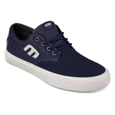 Imagem de Etnies Tênis de skate masculino Barge Plus cano baixo, Azul marino, 41