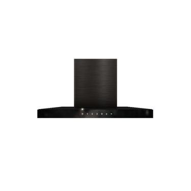Imagem de COIFA CUISINART DE PAREDE ARKTON ADVANCED 90CM EM AÇO INOX PRETO 220V 4092540011 90 Cm / 220