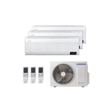 Imagem de Ar Condicionado Multi Split Inverter Windfree Samsung 24.000 BTUs (1 Evap 9.000 E 2 Evap 12.000) Quente/Frio 220V Monofásico
