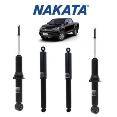 Imagem de 04 Amortecedores Originais Nakata Dianteiro + Traseiro Gm S10 Diesel 2