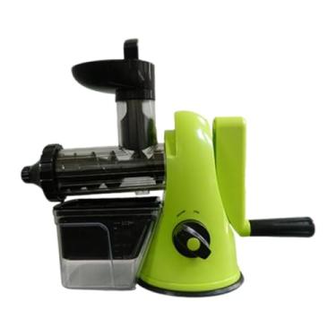 Imagem de Baoblaze Extrator de sucos frescos com manivela manual, ferramenta de cozinha de baixo ruído, fácil de usar, portátil, prático, espremedor de frutas doméstico, Verde