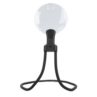 Imagem de Zhjvihx Lineadora de Leitura de Ganso, Redonda de Lupa Em Pescoço Preto para Costura