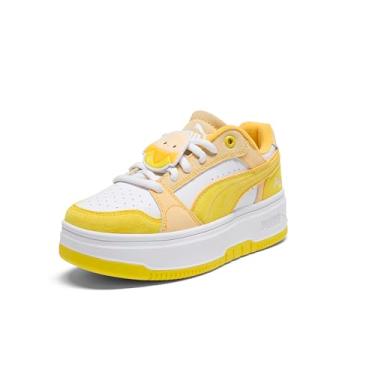 Imagem de Puma Tênis infantil unissex Rebound Lo Squishmallows, Speed Yellow-camomila-puma branco, 13 Little Kid