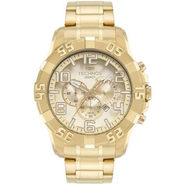 Imagem de Relógio TECHNOS masculino Legacy dourado aço OS20IKS/4X