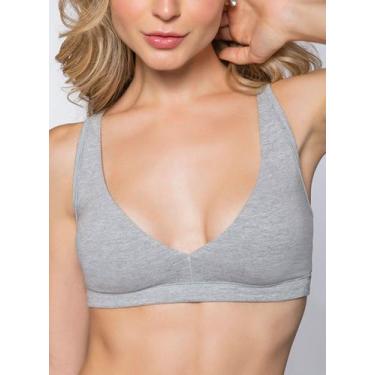 Imagem de Sutiã Triângulo Loba Lupo 43020-001 Feminino Sem Aro Sem Bojo Algodão 