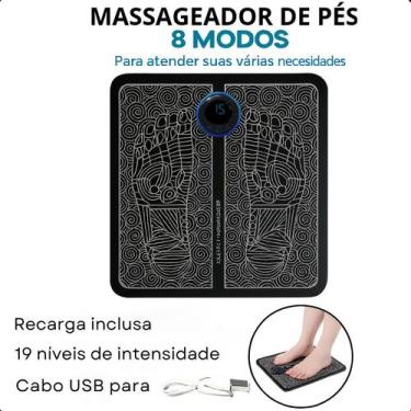 Imagem de Tapete EMS Pés Gold Preto - ASAF