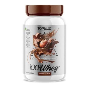 Imagem de Whey protein topway chocolate com avela 900g