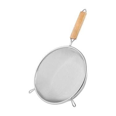 Imagem de DimyFew Peneira de malha fina de aço inoxidável, utensílios de cozinha confortáveis, coador, filtro de soja para espuma, arroz, desnatado, L