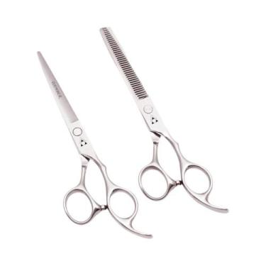 Imagem de Tesoura Profissional Para Cabeleireiro, 5-8 Polegadas, Tesoura Para Co