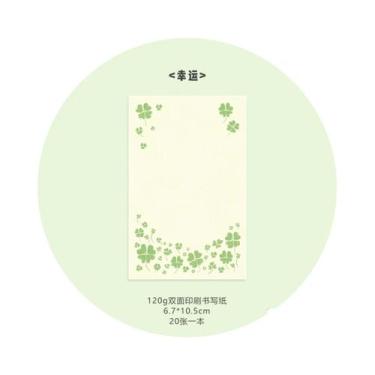 Imagem de Blocos De Notas M5 Estilo Coreano Com 20 Folhas, Papel Decorativo Flor