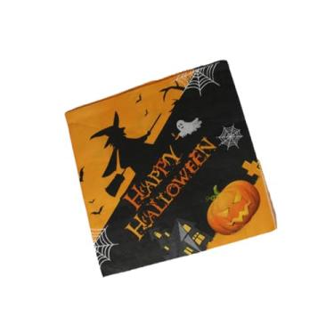 Imagem de Guardanapo De Papel Halloween Decorado 20 Unidades 33X33Cm Bruxa
