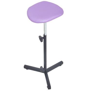 Imagem de Suporte Parapé Tripé Pedicure articulado Desmontável Almofada Estofada