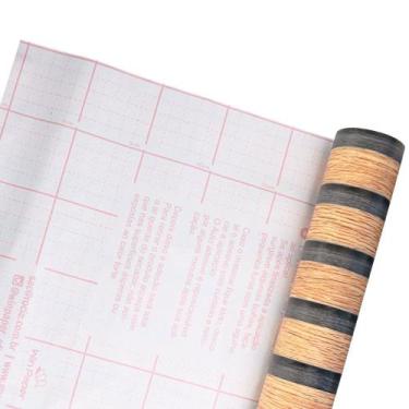 Imagem de Plástico Adesivo de Madeira Tom Claro Ripado - Rocie