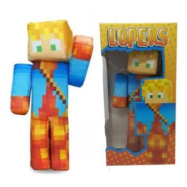 Imagem de Boneco Lopers Youtuber Minecraft - 35cm - Geral
